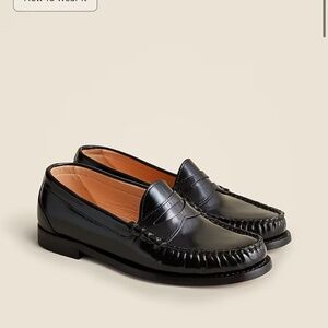 J.Crew Black Loafers